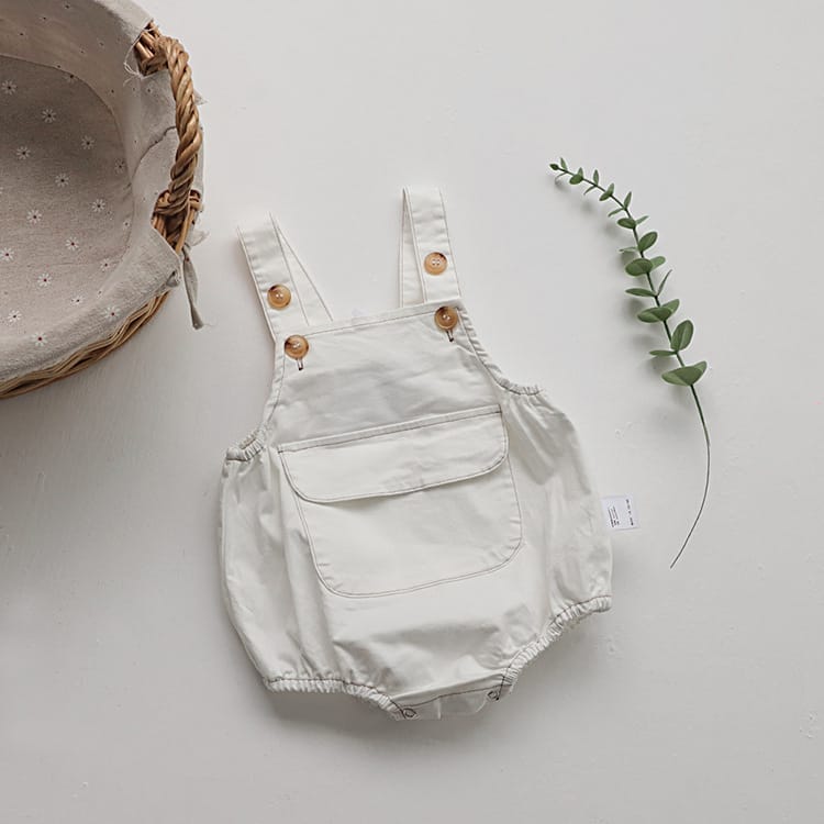 Retro Pocket Bib Overalls フロントポケット サロペット【mh0012693】 BBAMMA ノースリーブロンパース