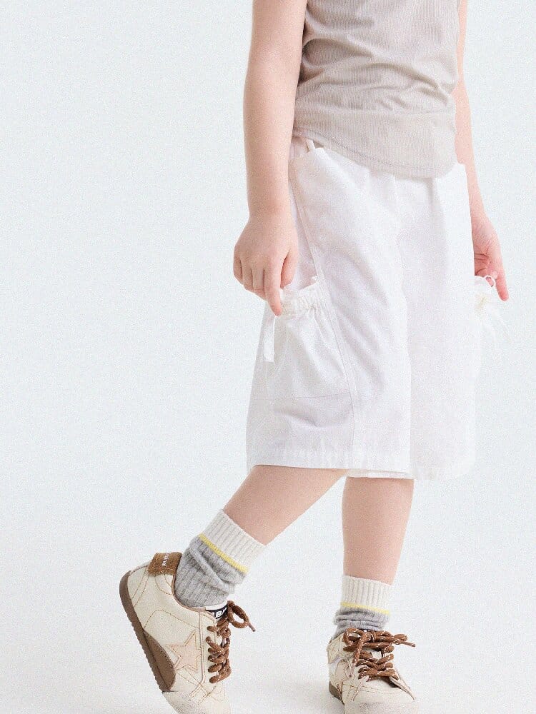 Ribbon Detail Cropped Pants リボン ハーフパンツ【mh0013179】 yunerma ハーフパンツ・ショートパンツ