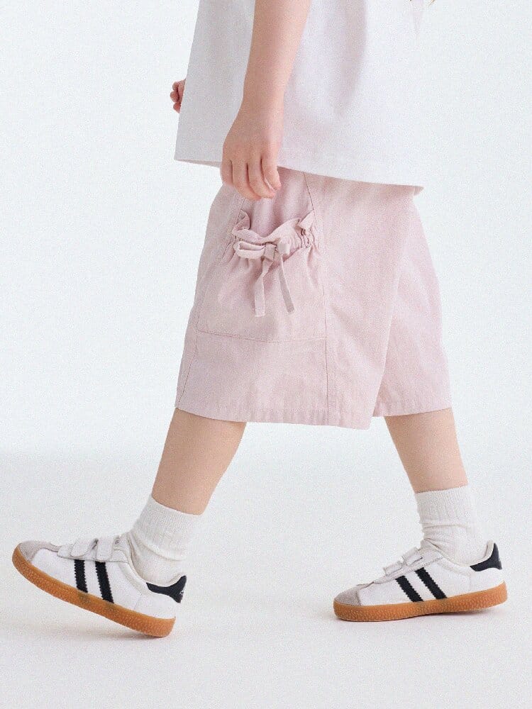 Ribbon Detail Cropped Pants リボン ハーフパンツ【mh0013179】 yunerma ハーフパンツ・ショートパンツ