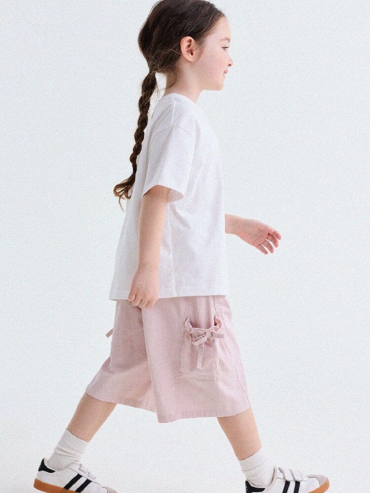 Ribbon Detail Cropped Pants リボン ハーフパンツ【mh0013179】 yunerma ハーフパンツ・ショートパンツ