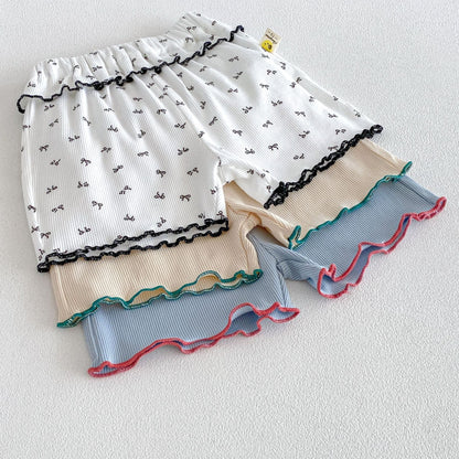 Ribbon Scalloped Collar Set-up リボン柄 セーラー襟 半袖セットアップ【mh0012703】 angou 半袖セットアップ