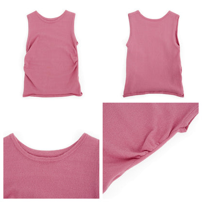 Rose Pink Knitted Tank Top ローズピンク ニットタンクトップ【mh0012389】 HEY BOOBII