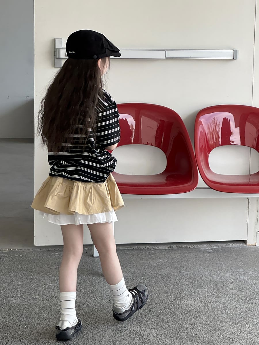 Ruffle Layered Skirt ラッフル スカートパンツ【mh0013081】 mamahalo kids スカート