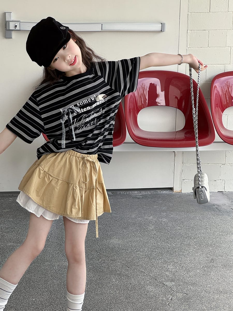Ruffle Layered Skirt ラッフル スカートパンツ【mh0013081】 mamahalo kids スカート