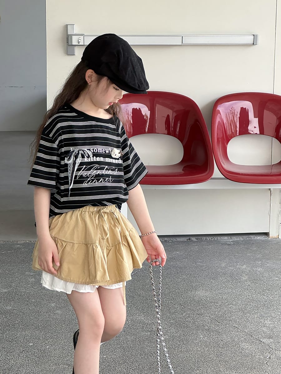Ruffle Layered Skirt ラッフル スカートパンツ【mh0013081】 mamahalo kids スカート