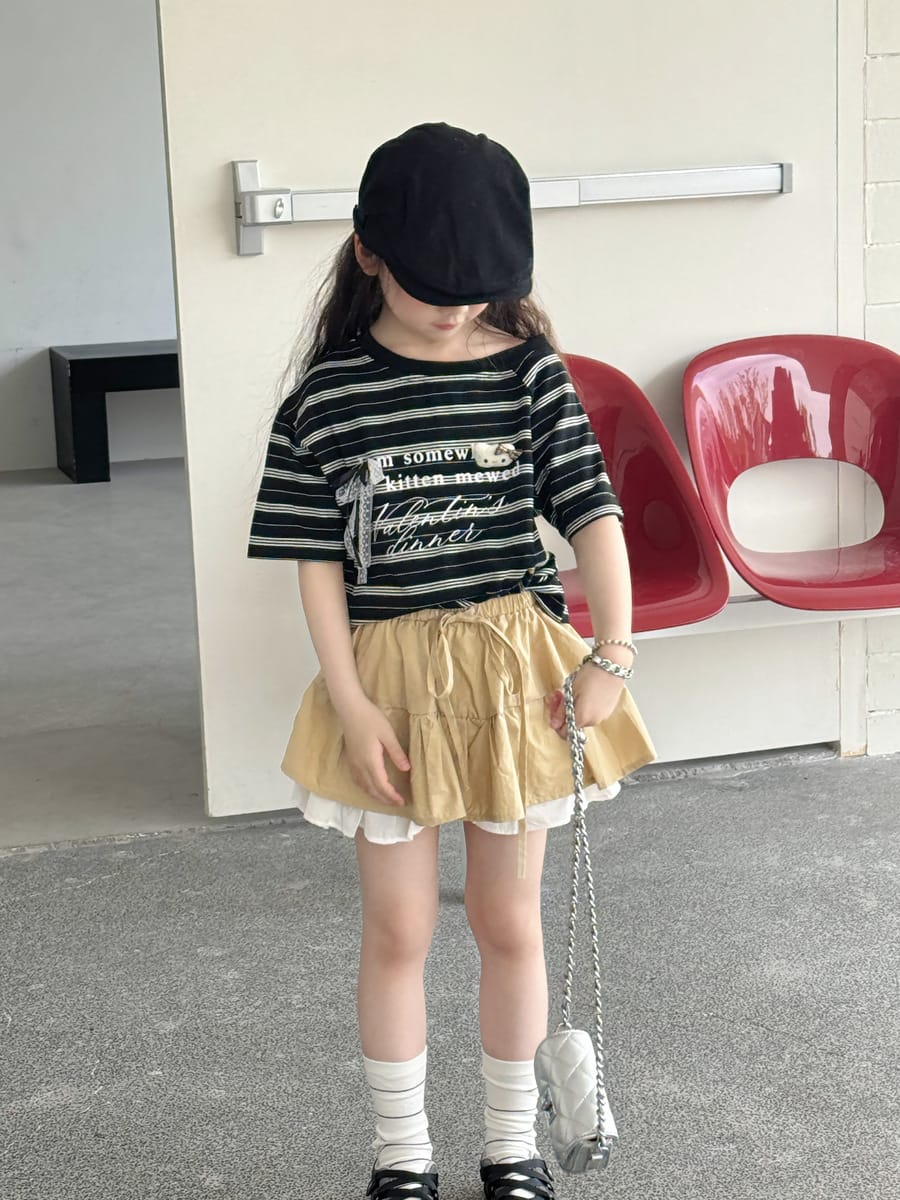 Ruffle Layered Skirt ラッフル スカートパンツ【mh0013081】 mamahalo kids スカート