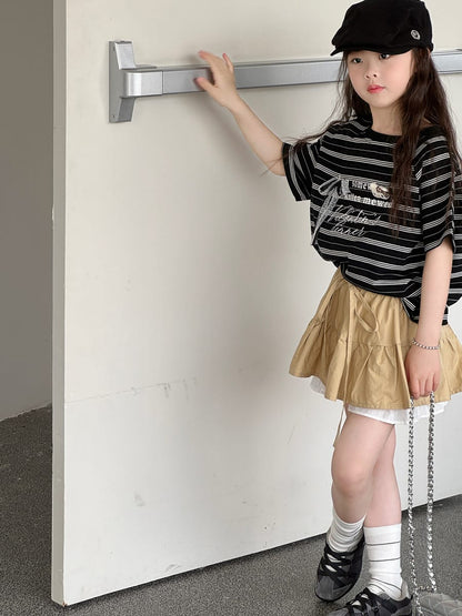Ruffle Layered Skirt ラッフル スカートパンツ【mh0013081】 mamahalo kids スカート