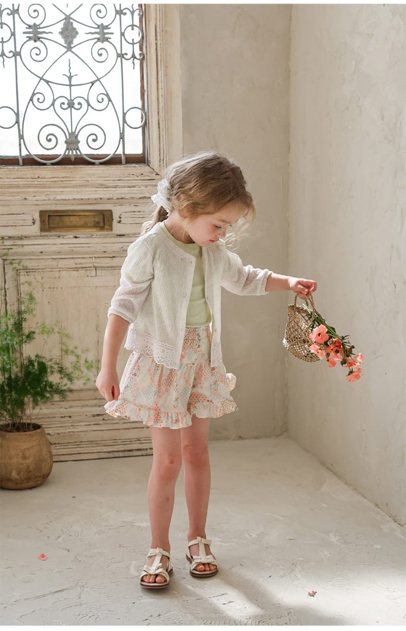 Ruffle Shoulder Tee メロウフリル 半袖Tシャツ【mh0012986】 Strawberry Coral 半袖Tシャツ