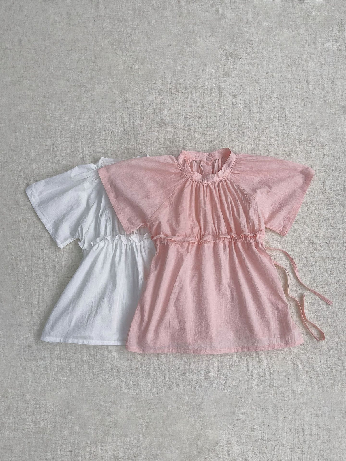 Ruffle Sleeve Princess Dress フリルスリーブ プリンセス ワンピース【mh0012687】 BBAMMA 半袖ワンピース