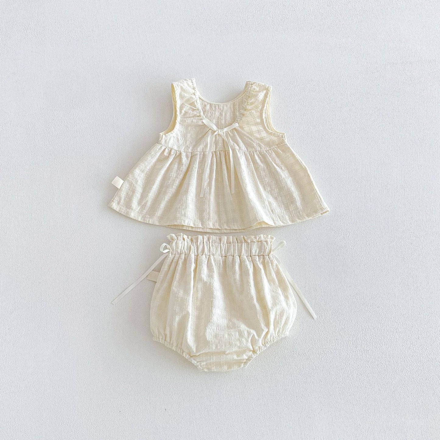 Ruffle Sleeveless Set ラッフル ノースリーブブラウス ショートパンツ セット【mh0013420】 angou ノースリーブセットアップ