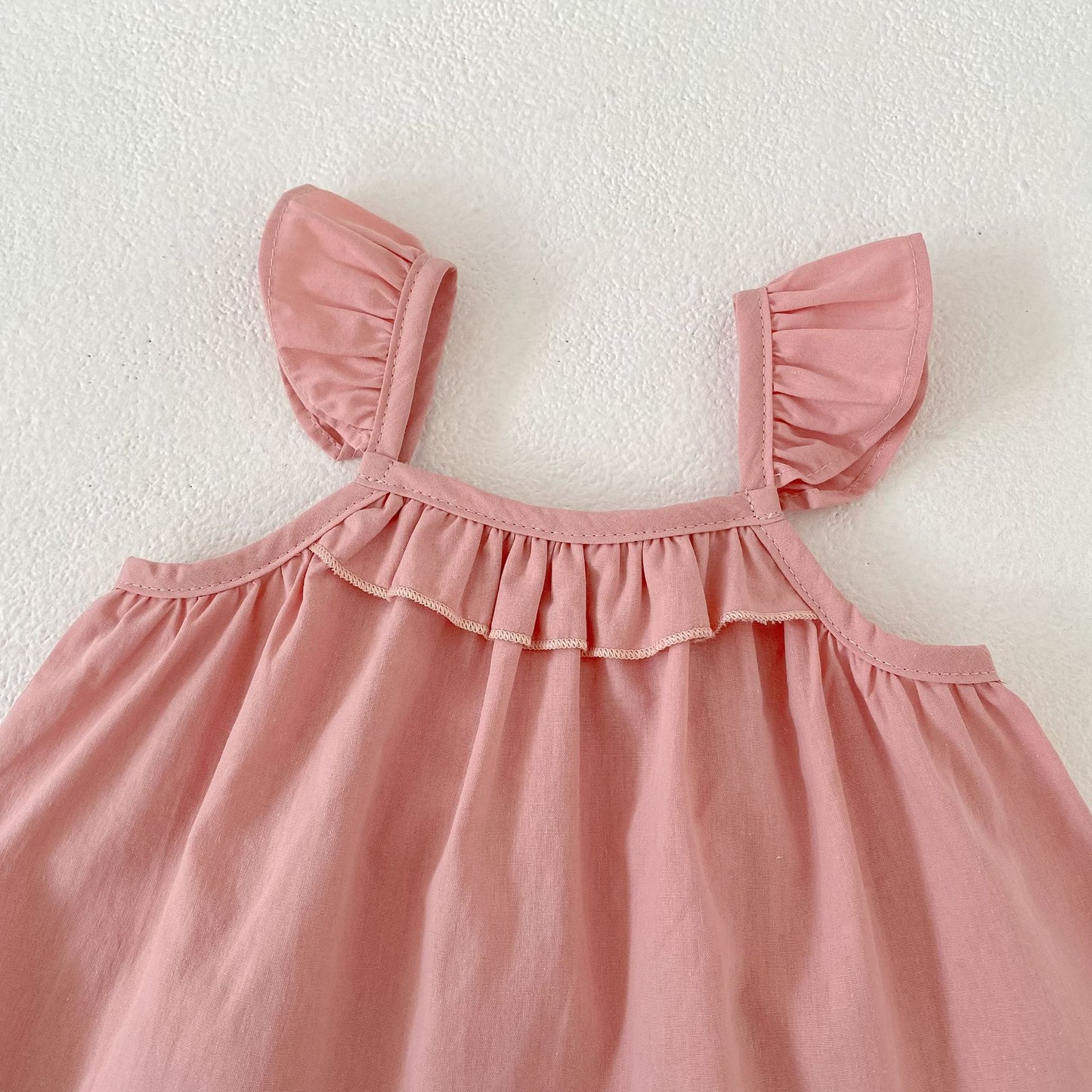 Ruffle Strap Top Floral Shorts Set フリル袖 トップス 花柄 ショートパンツ【mh0012479】 Engepapa ノースリーブセットアップ