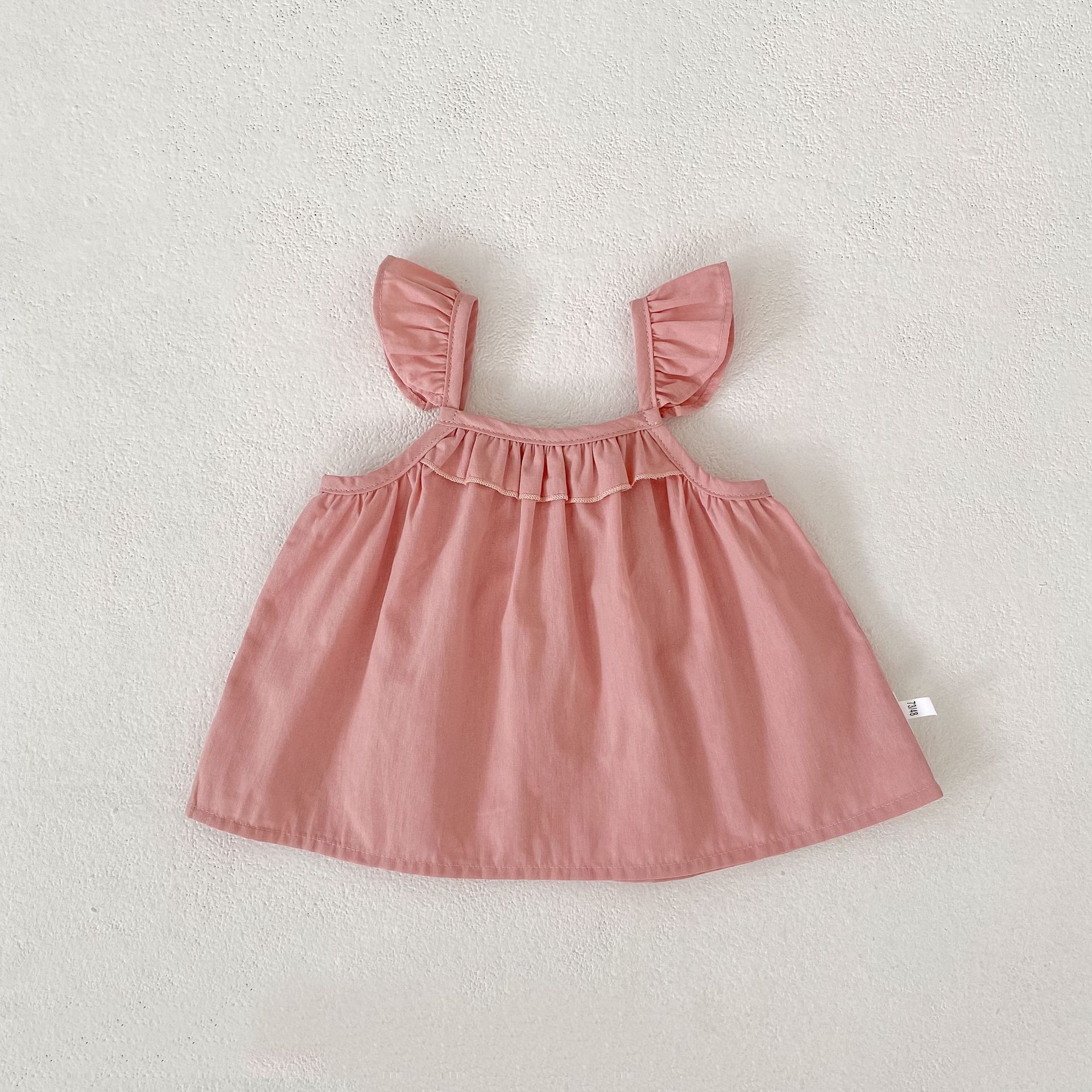 Ruffle Strap Top Floral Shorts Set フリル袖 トップス 花柄 ショートパンツ【mh0012479】 Engepapa ノースリーブセットアップ