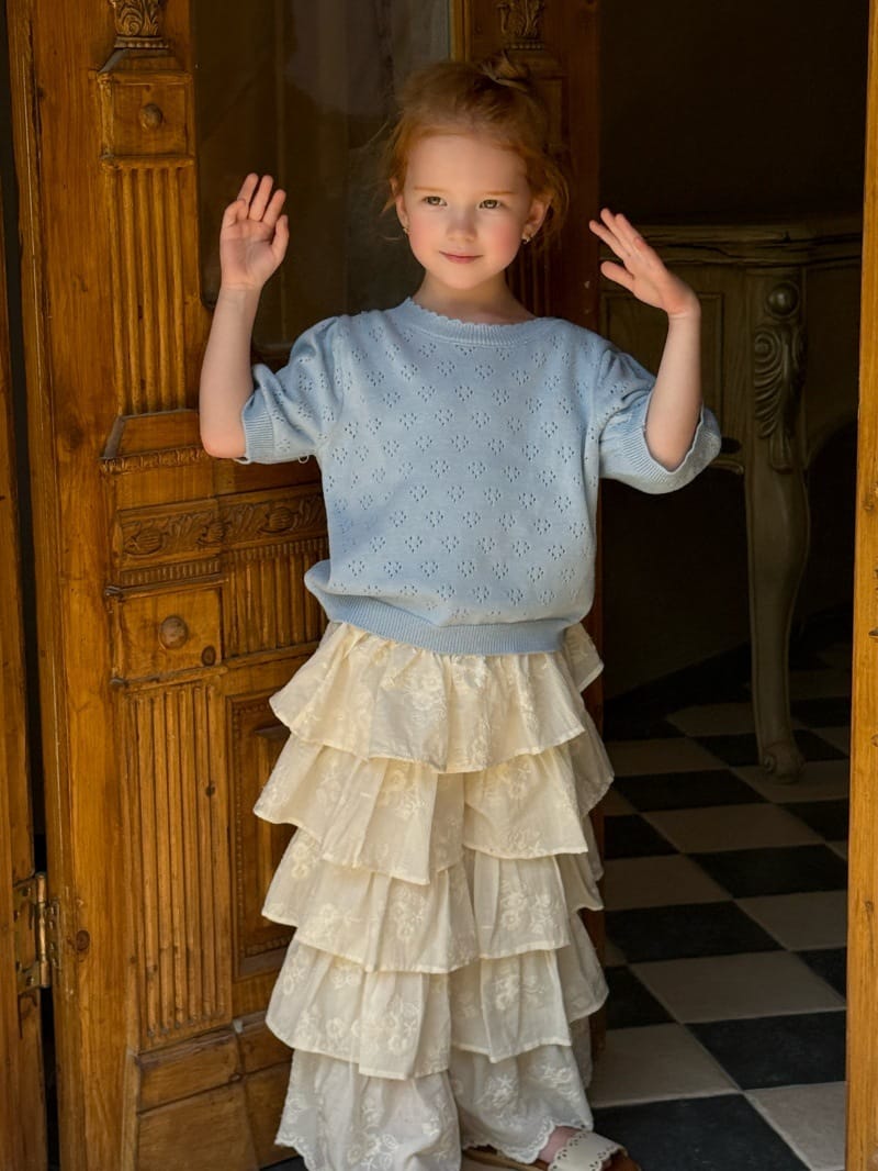 Ruffled Plaid Casual Pants ラッフル ロングパンツ【mh0013267】 Chengle ロングパンツ・スウェットパンツ