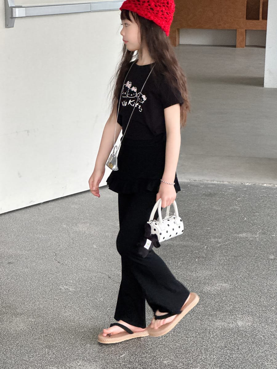 Ruffled Skirt Leggings ラッフル ロングパンツ【mh0013071】 mamahalo kids ロングパンツ・スウェットパンツ