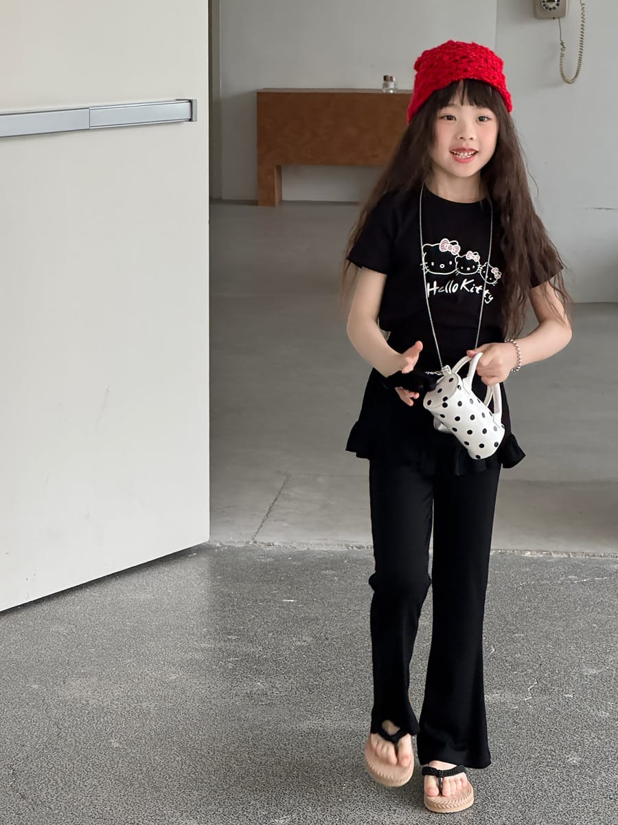 Ruffled Skirt Leggings ラッフル ロングパンツ【mh0013071】 mamahalo kids ロングパンツ・スウェットパンツ