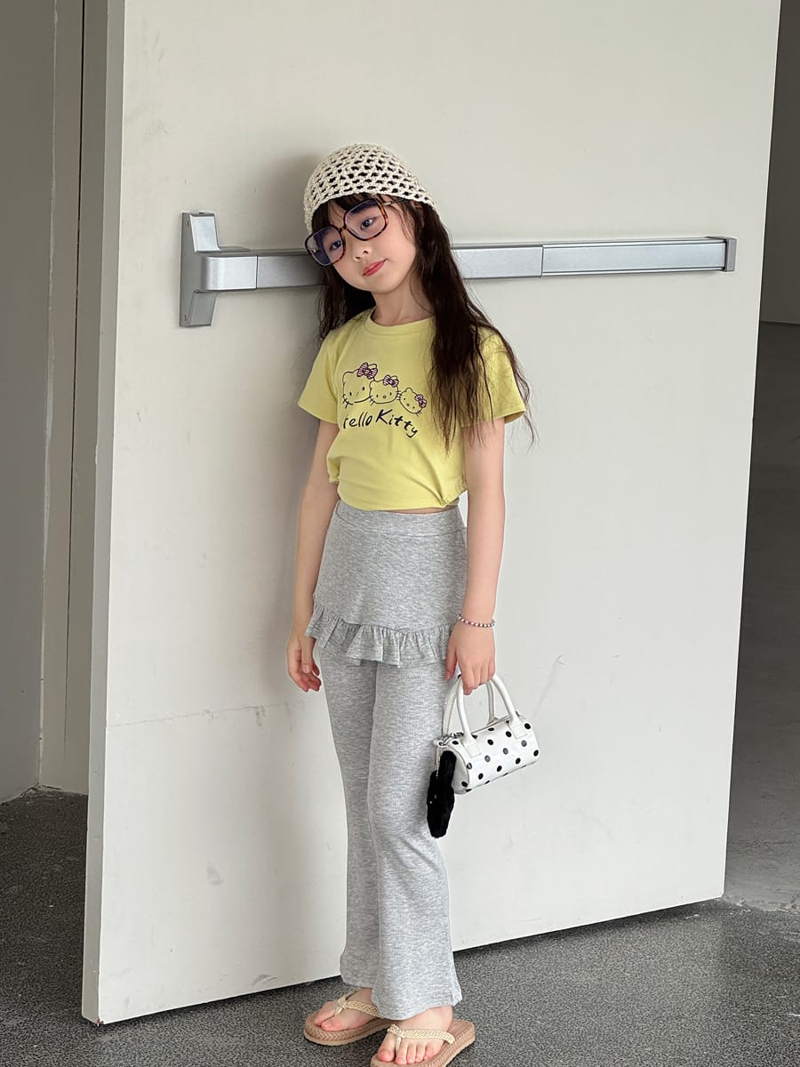 Ruffled Skirt Leggings ラッフル ロングパンツ【mh0013071】 mamahalo kids ロングパンツ・スウェットパンツ