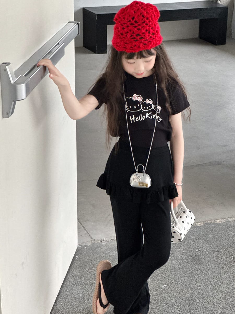Ruffled Skirt Leggings ラッフル ロングパンツ【mh0013071】 mamahalo kids ロングパンツ・スウェットパンツ