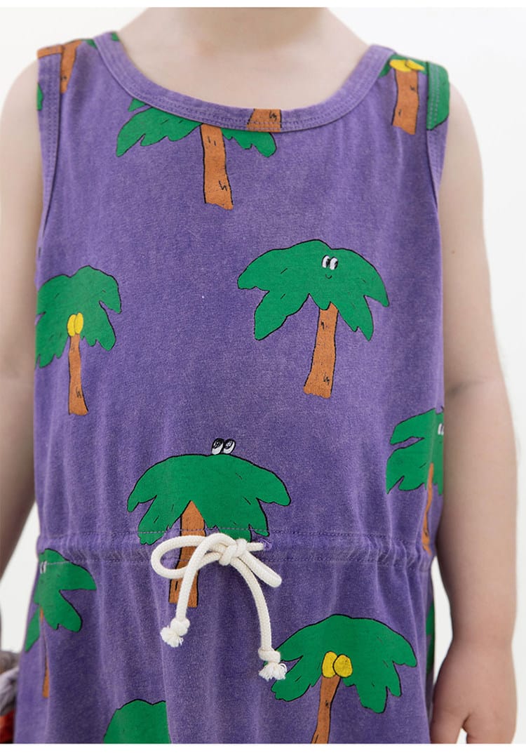 Ruffled Sleeveless Dress ラッフル ノースリーブワンピース【mh0013084】 RICE & SKY ノースリーブワンピース
