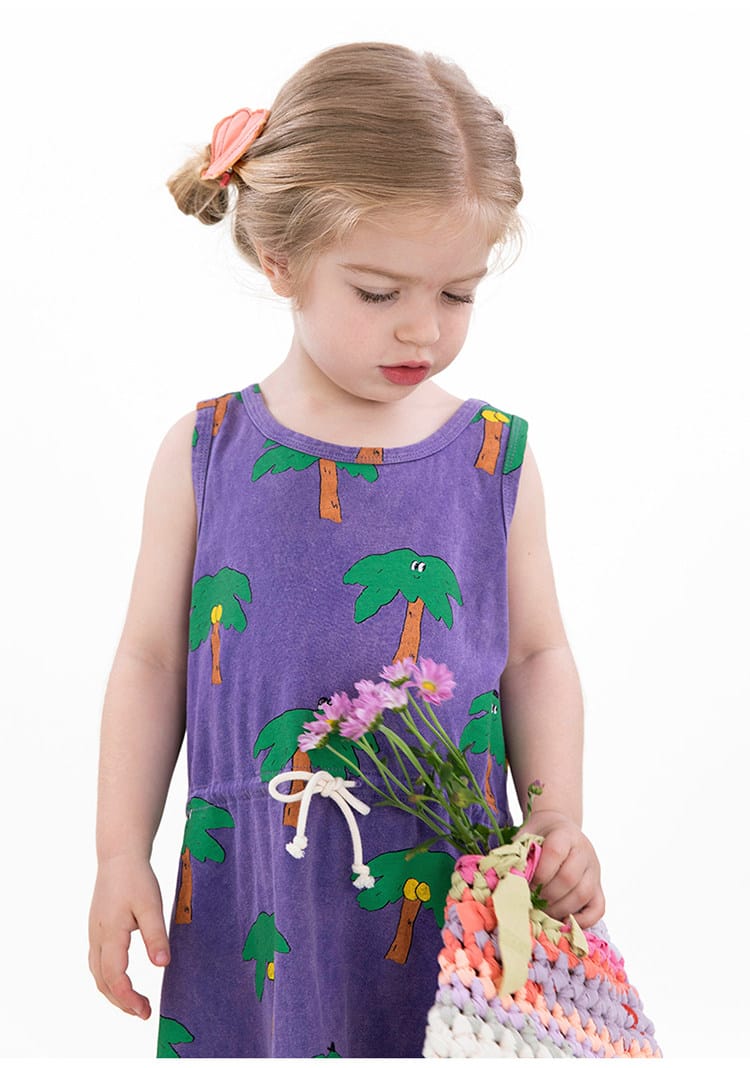 Ruffled Sleeveless Dress ラッフル ノースリーブワンピース【mh0013084】 RICE & SKY ノースリーブワンピース