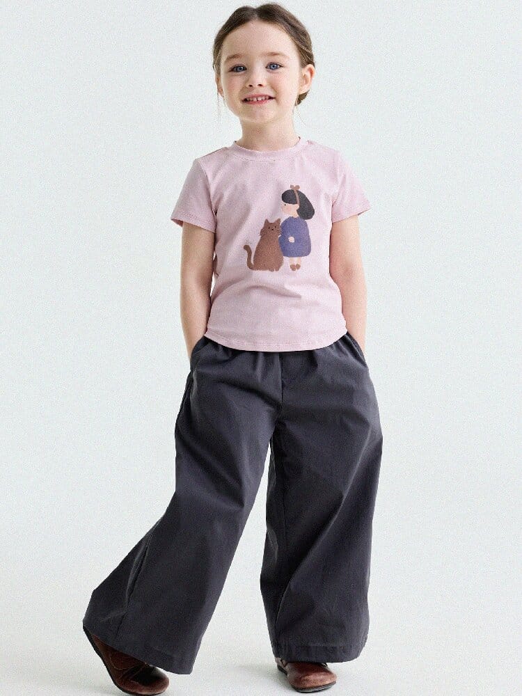 Ruffled Straight-Leg Pants ラッフル ロングパンツ【mh0013176】 yunerma ロングパンツ・スウェットパンツ