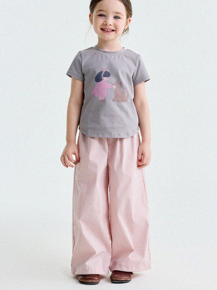 Ruffled Straight-Leg Pants ラッフル ロングパンツ【mh0013176】 yunerma ロングパンツ・スウェットパンツ