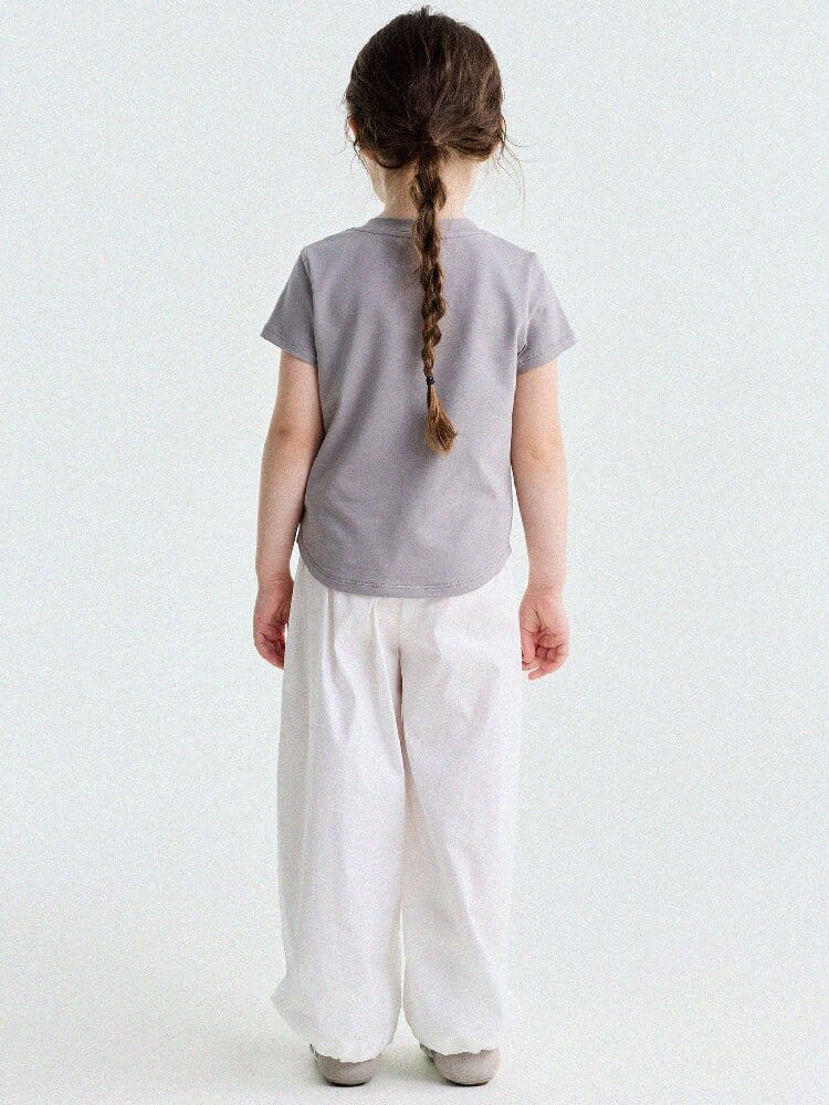 Ruffled Straight-Leg Pants ラッフル ロングパンツ【mh0013176】 yunerma ロングパンツ・スウェットパンツ