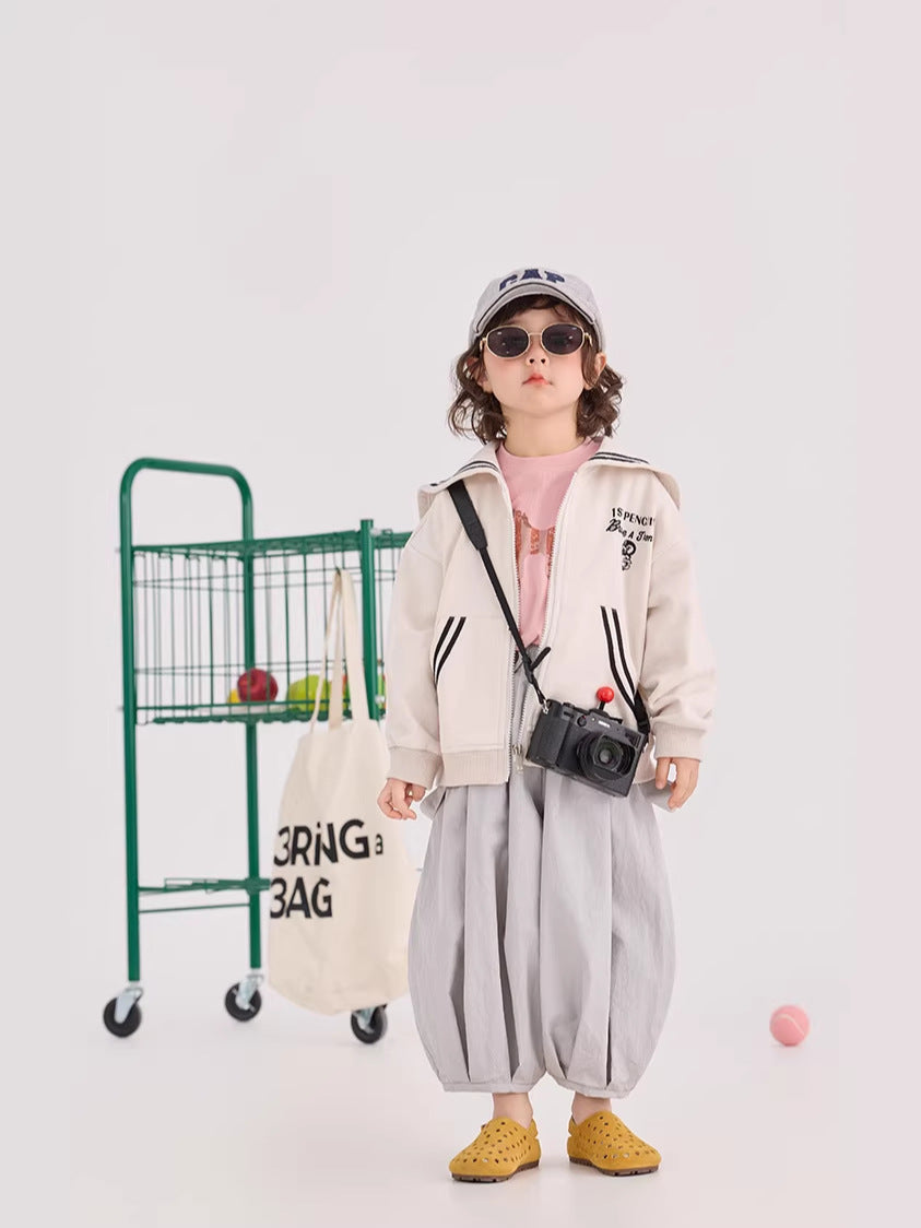 Sailor Collar Zipper Jacket セーラーカラー ジップアップジャケット【mh0012379】 mamahalo shop