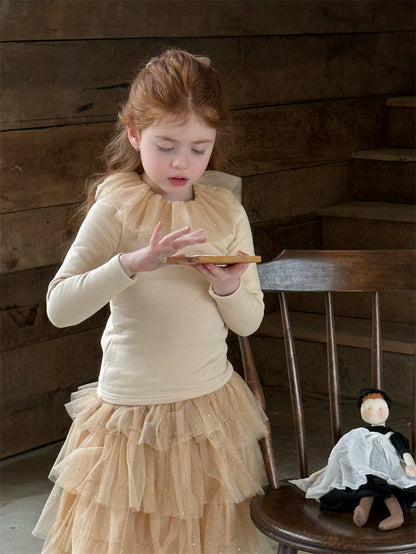 Sequin Tiered Midi Skirt スパンコール ティアード ミディ丈スカート【mh0012424】 Chengle