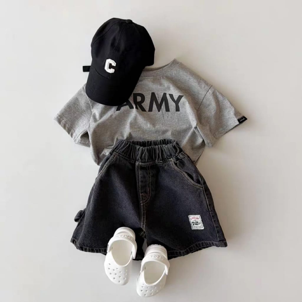 Short-Sleeve Casual Letter Print T-shirt ロゴプリント 半袖Tシャツ【mh0013270】 yi nian ni 半袖Tシャツ