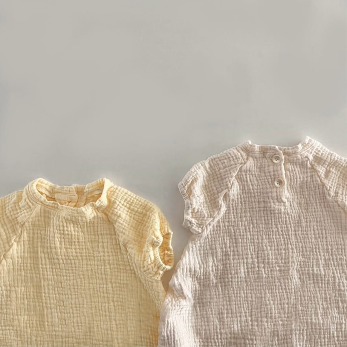 Short Sleeve Gauze Romper コクーン 半袖ロンパース【mh0013507】 BBAMMA 半袖ロンパース