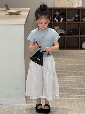 Short-Sleeve Top Cropped Wide-Leg Pants 半袖トップス クロップドパンツ【mh0013300】 Mu Zika 半袖セットアップ