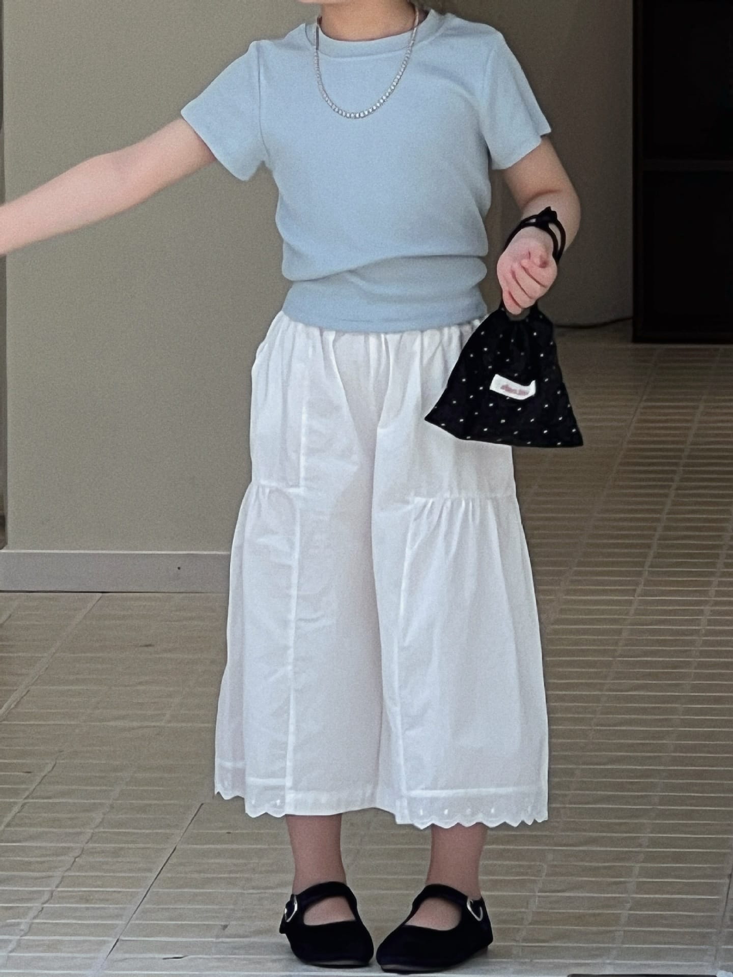 Short-Sleeve Top Cropped Wide-Leg Pants 半袖トップス クロップドパンツ【mh0013300】 Mu Zika 半袖セットアップ