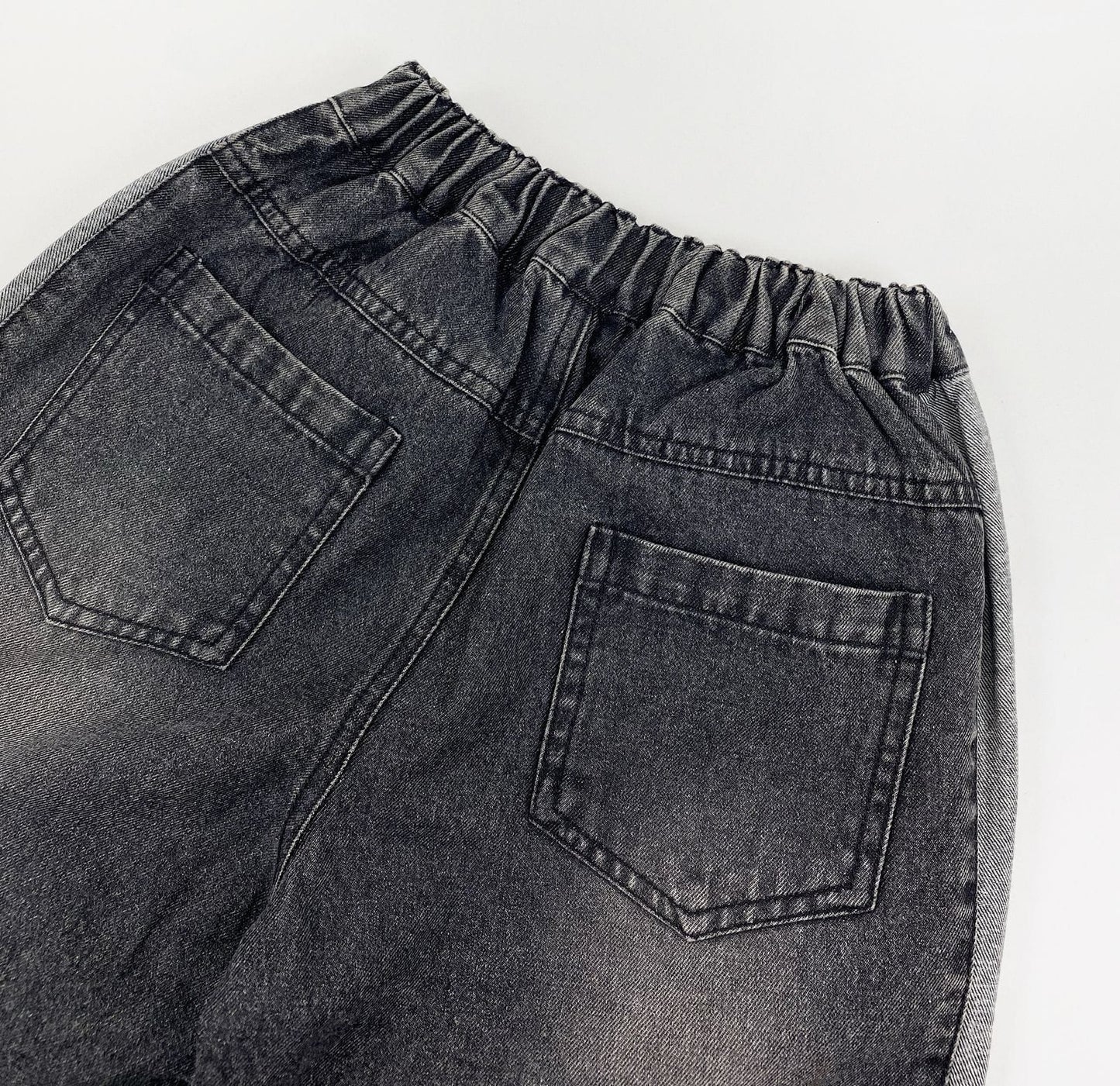 Side Contrast Denim Shorts バイカラー デニムハーフパンツ【mh0013485】 Gikv king ハーフパンツ・ショートパンツ