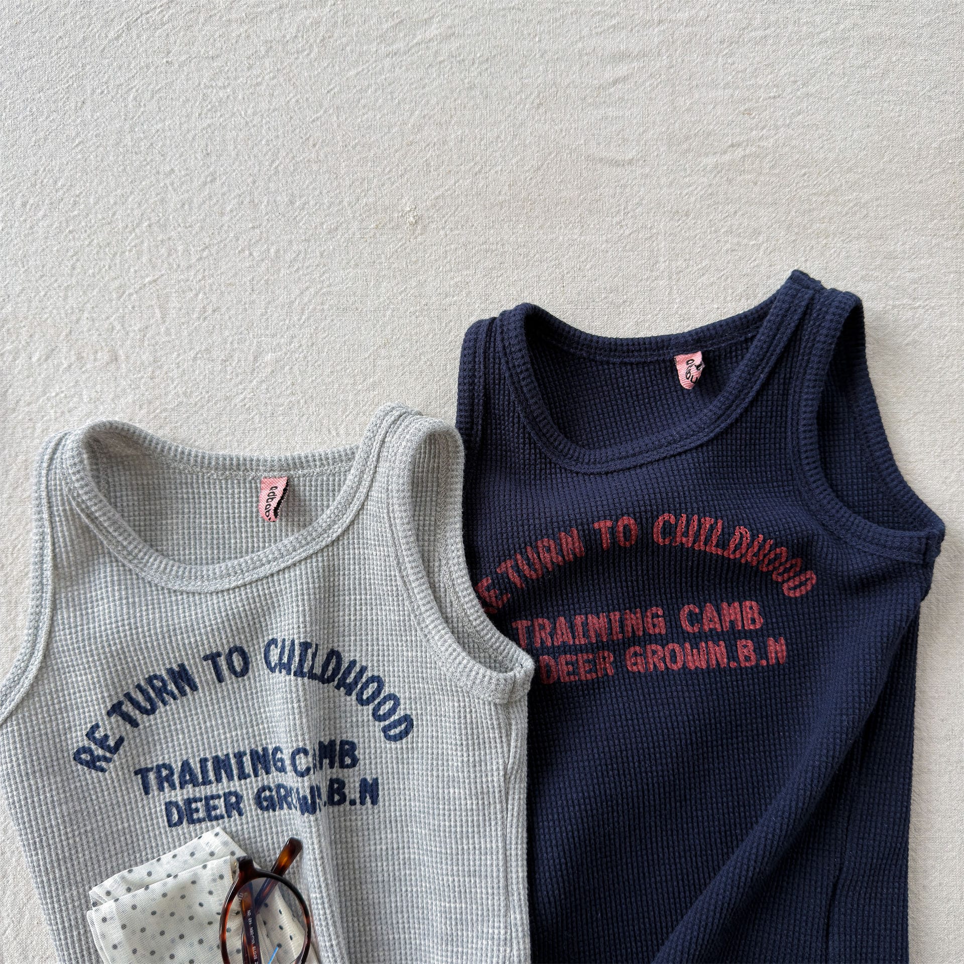 Sleeveless Athletic Training Top ストリート ノースリーブTシャツ【mh0013445】 ADbaby タンクトップ・キャミソール・ノースリーブトップス
