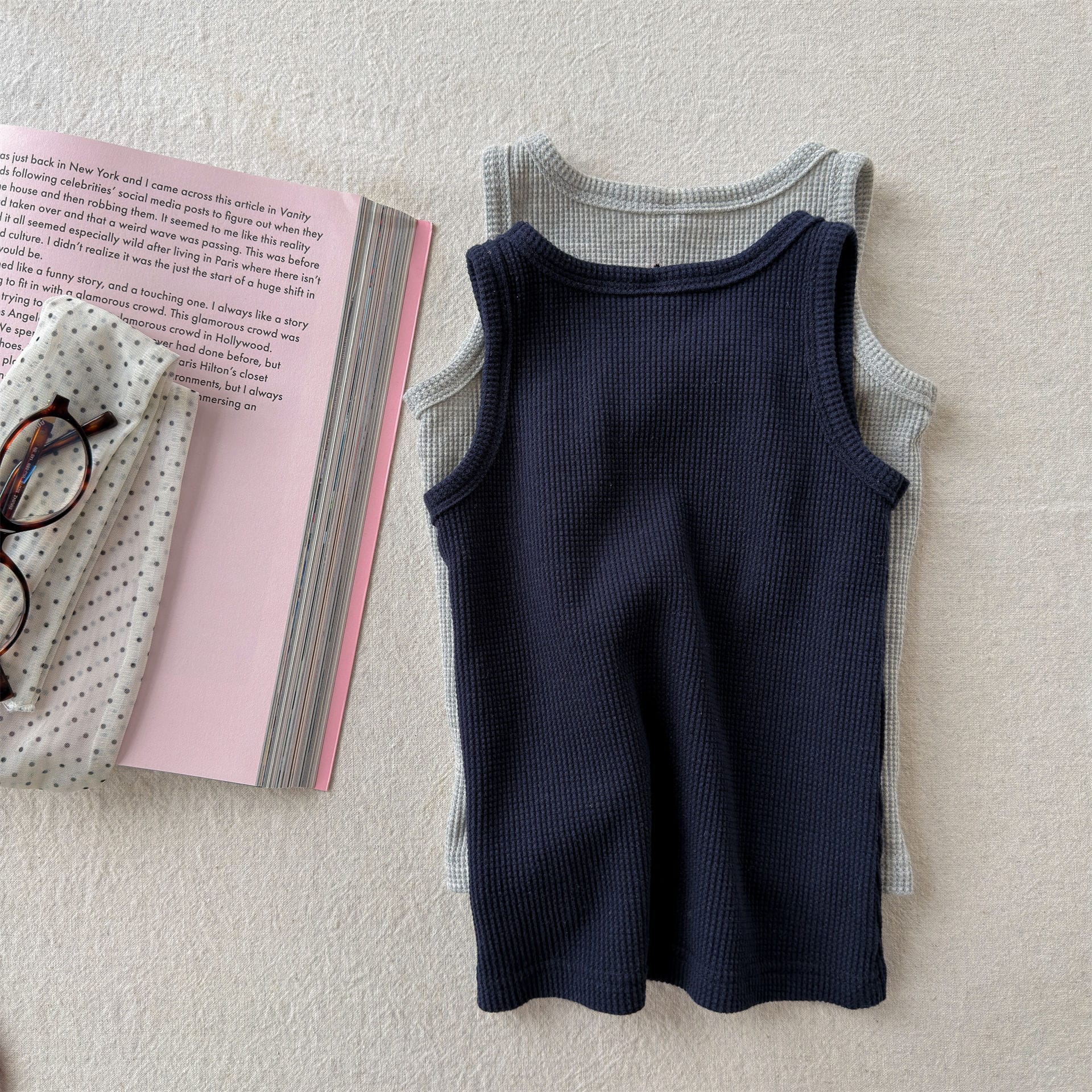 Sleeveless Athletic Training Top ストリート ノースリーブTシャツ【mh0013445】 ADbaby タンクトップ・キャミソール・ノースリーブトップス
