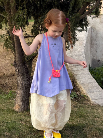 Sleeveless Back-Gathered Flared Vest Aライン ノースリーブチュニック【mh0013402】 Jianzidan タンクトップ・キャミソール・ノースリーブトップス