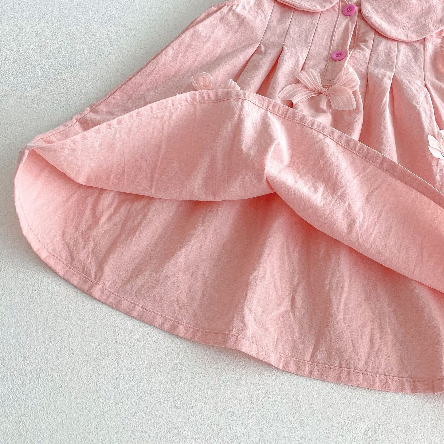 Sleeveless Bow Collared Plisse Dress Romper 立体リボン ノースリーブロンパース ノースリーブワンピース【mh0013434】 angou ノースリーブロンパース