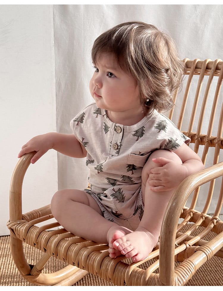 Sleeveless Pocket Top and Bloomer Set フルーツ タンクトップショートパンツセット【mh0013605】 Beitaoya ノースリーブセットアップ