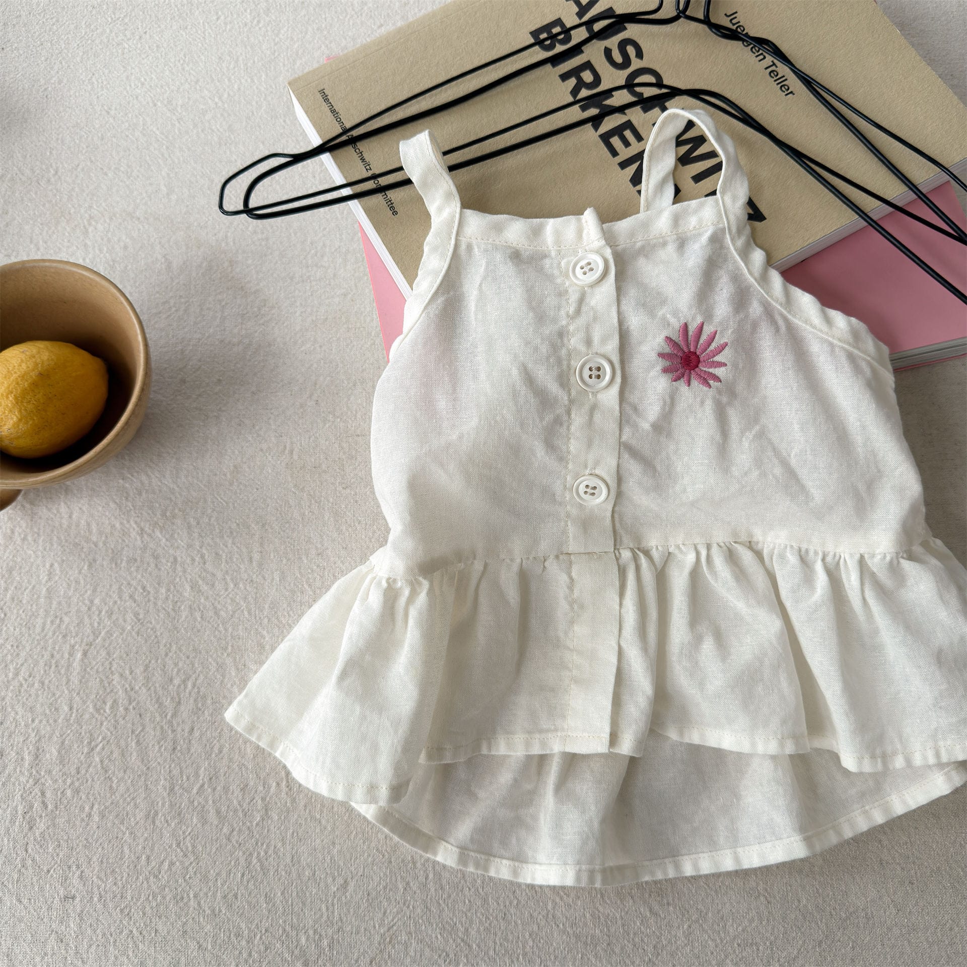 Sleeveless Ruffle Camisole キャミソール ノースリーブキャミソール【mh0013458】 Beige / 80cm ADbaby タンクトップ・キャミソール・ノースリーブトップス