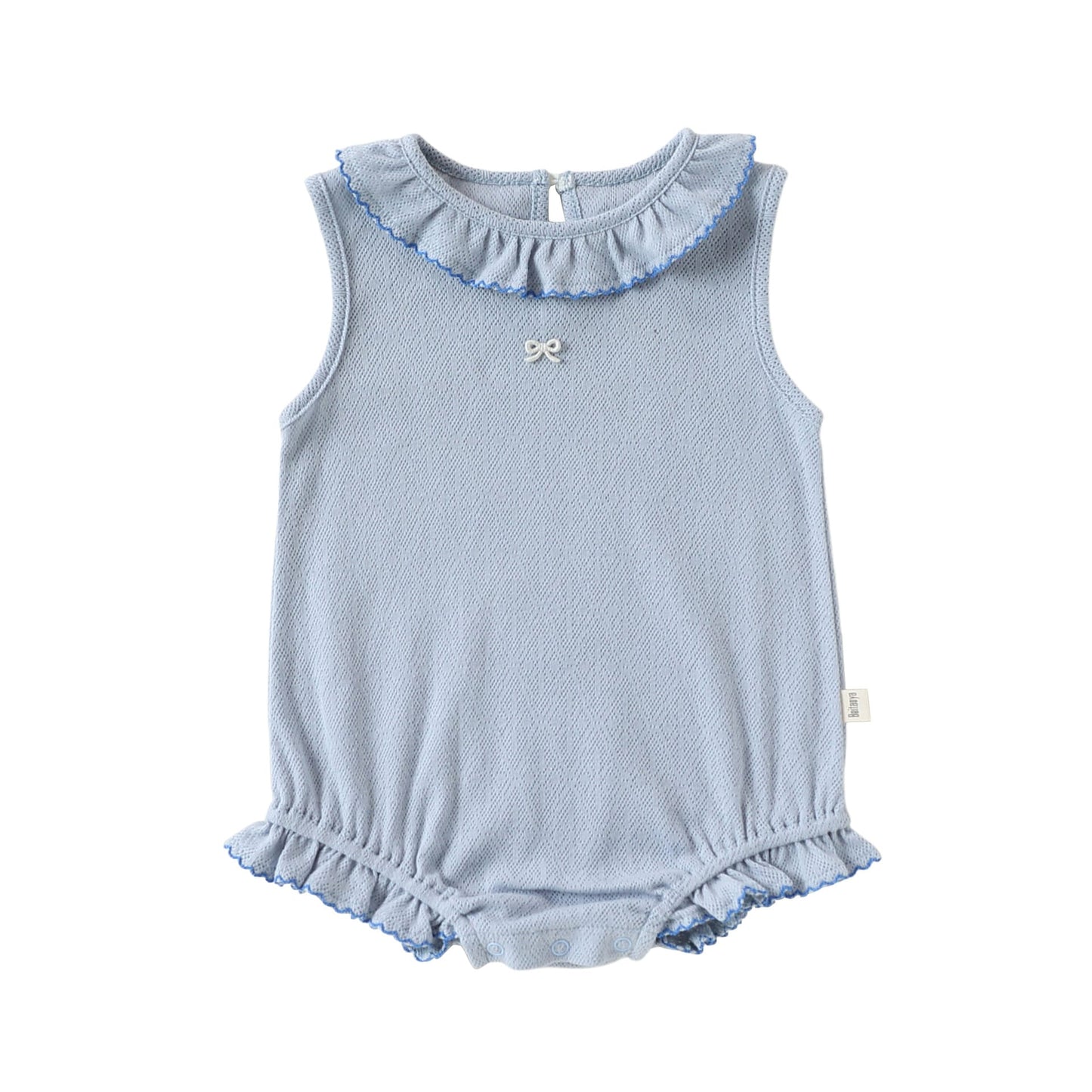 Sleeveless Ruffle Collar Romper メロウ ノースリーブロンパース【mh0013503】 Beitaoya ノースリーブロンパース