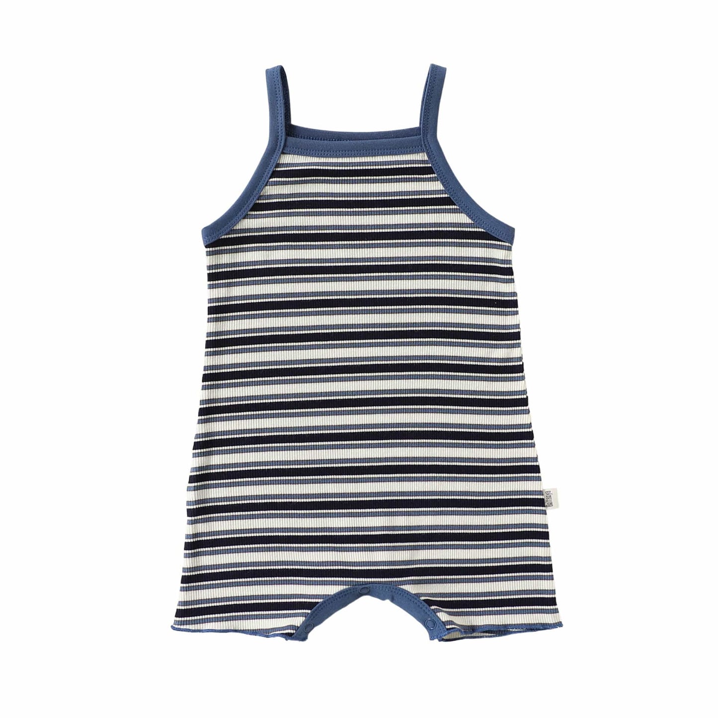 Sleeveless Striped Cotton Romper ボーダー ノースリーブロンパース【mh0013500】 Blue / 66cm Beitaoya ノースリーブロンパース