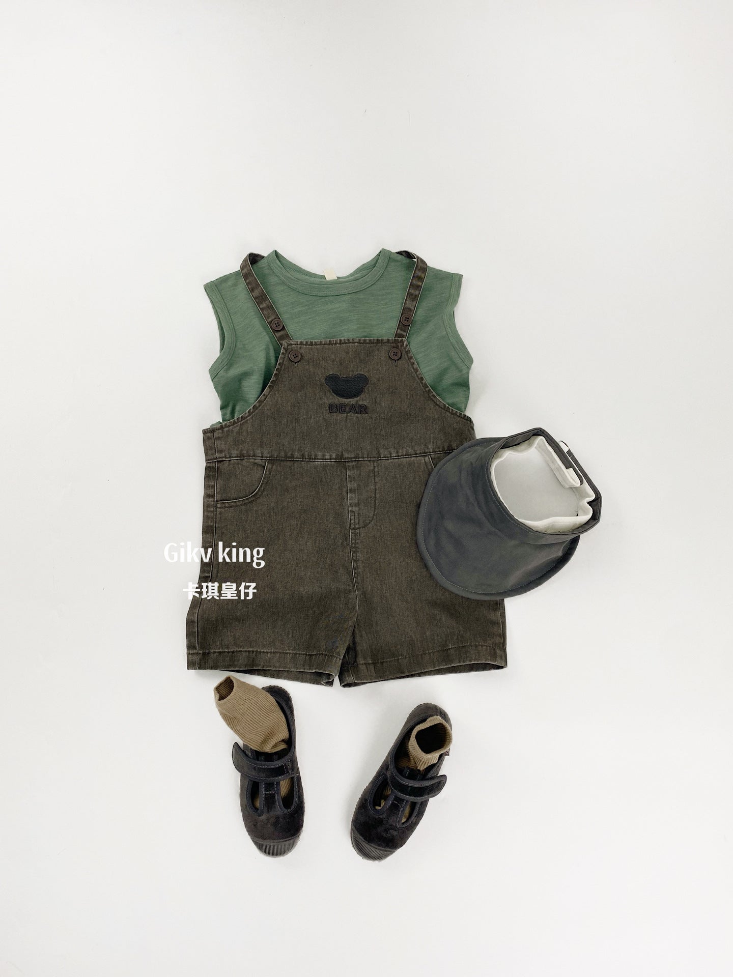 Slub Textured Bamboo Cotton Tank Top シンプル 無地 ノースリーブTシャツ【mh0012836】 Gikv king タンクトップ・キャミソール・ノースリーブトップス