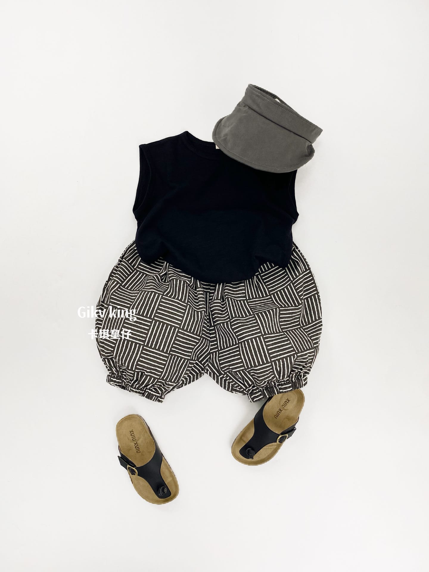 Slub Textured Bamboo Cotton Tank Top シンプル 無地 ノースリーブTシャツ【mh0012836】 Gikv king タンクトップ・キャミソール・ノースリーブトップス
