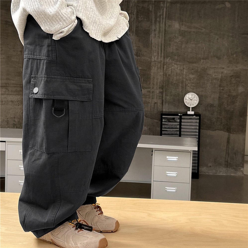 ロングパンツ・スウェットパンツ キッズパンツ ロングルーズワークパンツカーゴパンツ【mh0009134】