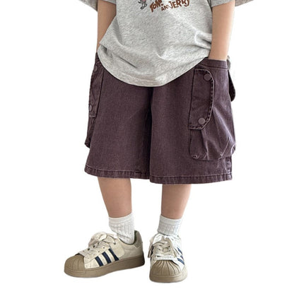 ハーフパンツ・ショートパンツ デニムカーゴハーフパンツ【mh0009939】