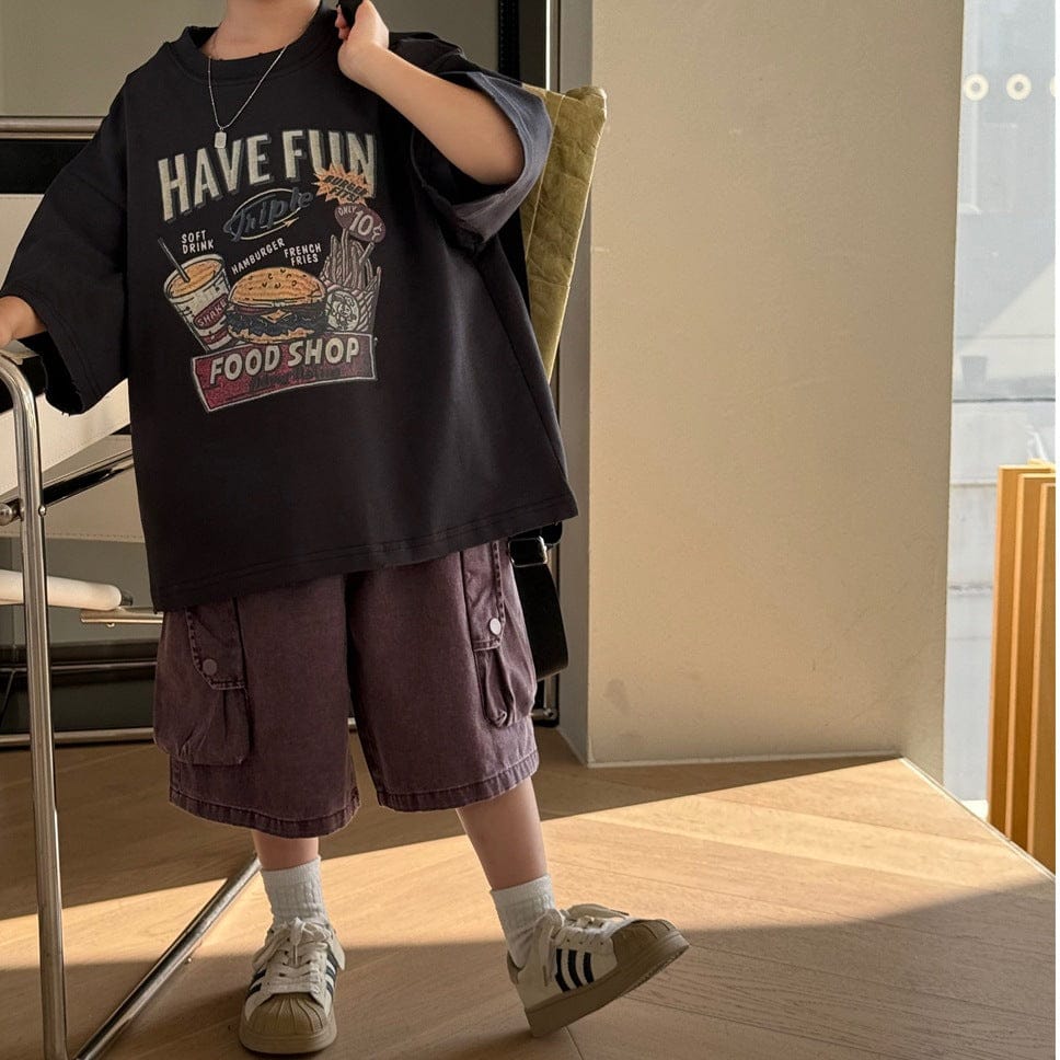 ハーフパンツ・ショートパンツ デニムカーゴハーフパンツ【mh0009939】