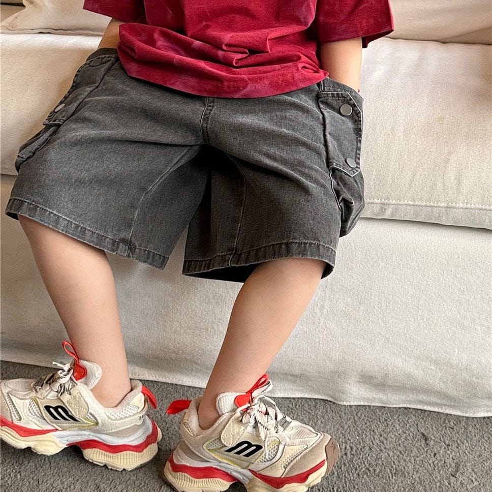 ハーフパンツ・ショートパンツ デニムカーゴハーフパンツ【mh0009939】