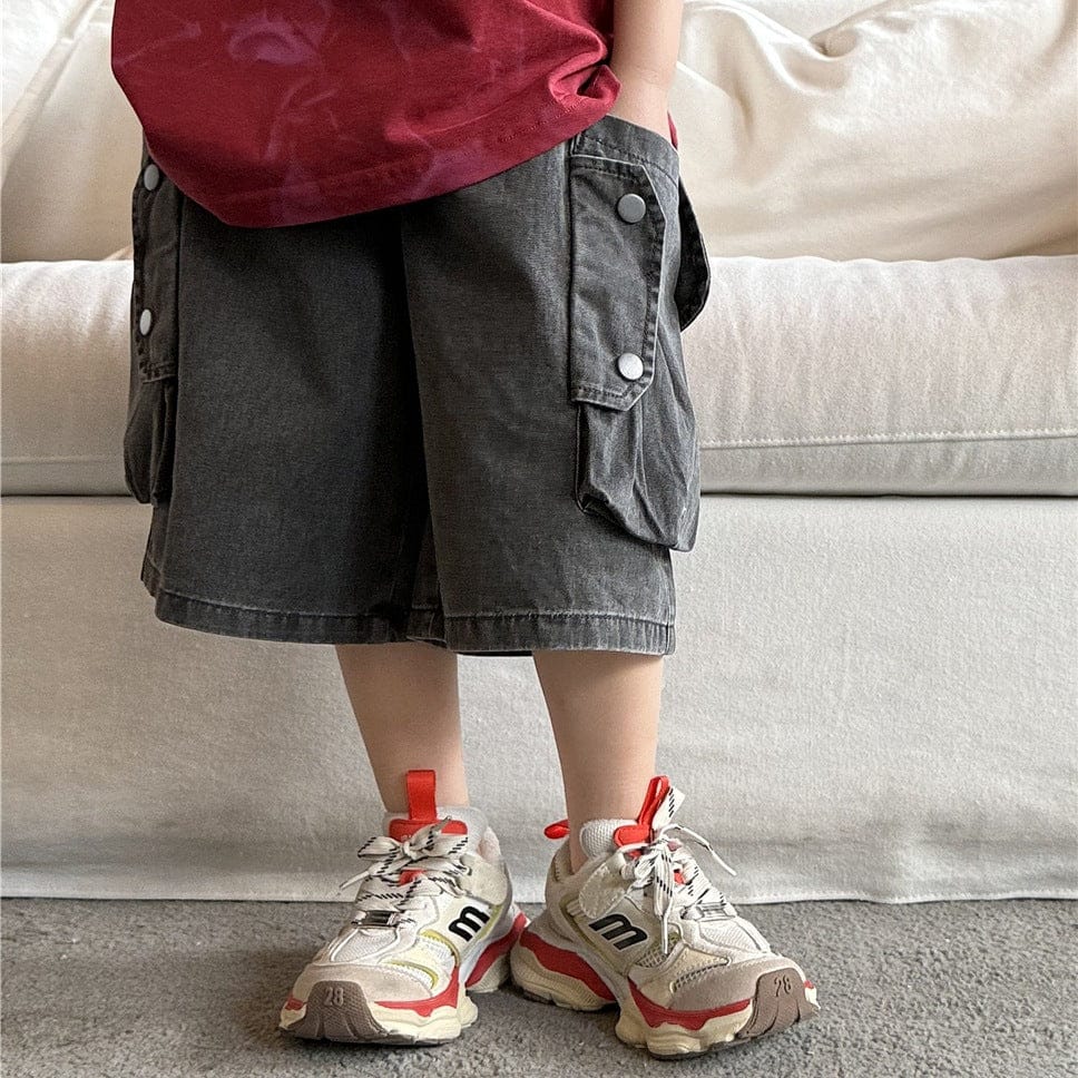 ハーフパンツ・ショートパンツ デニムカーゴハーフパンツ【mh0009939】