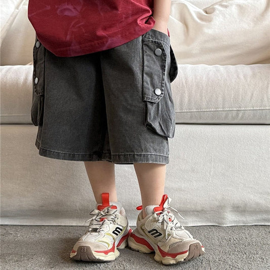 ハーフパンツ・ショートパンツ デニムカーゴハーフパンツ【mh0009939】