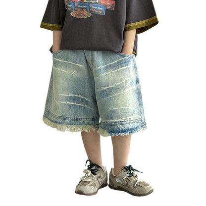 デニムパンツ カットオフデニムハーフパンツ【mh0009950】